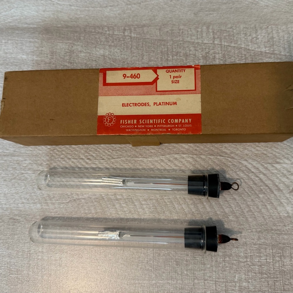 Fisher Scientific Platinum Electrodes VTG 1960-1980s equipment